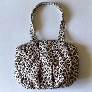 Vera Bradley Quilted Leopard-Print Shoulder Bag - Beige & Brown